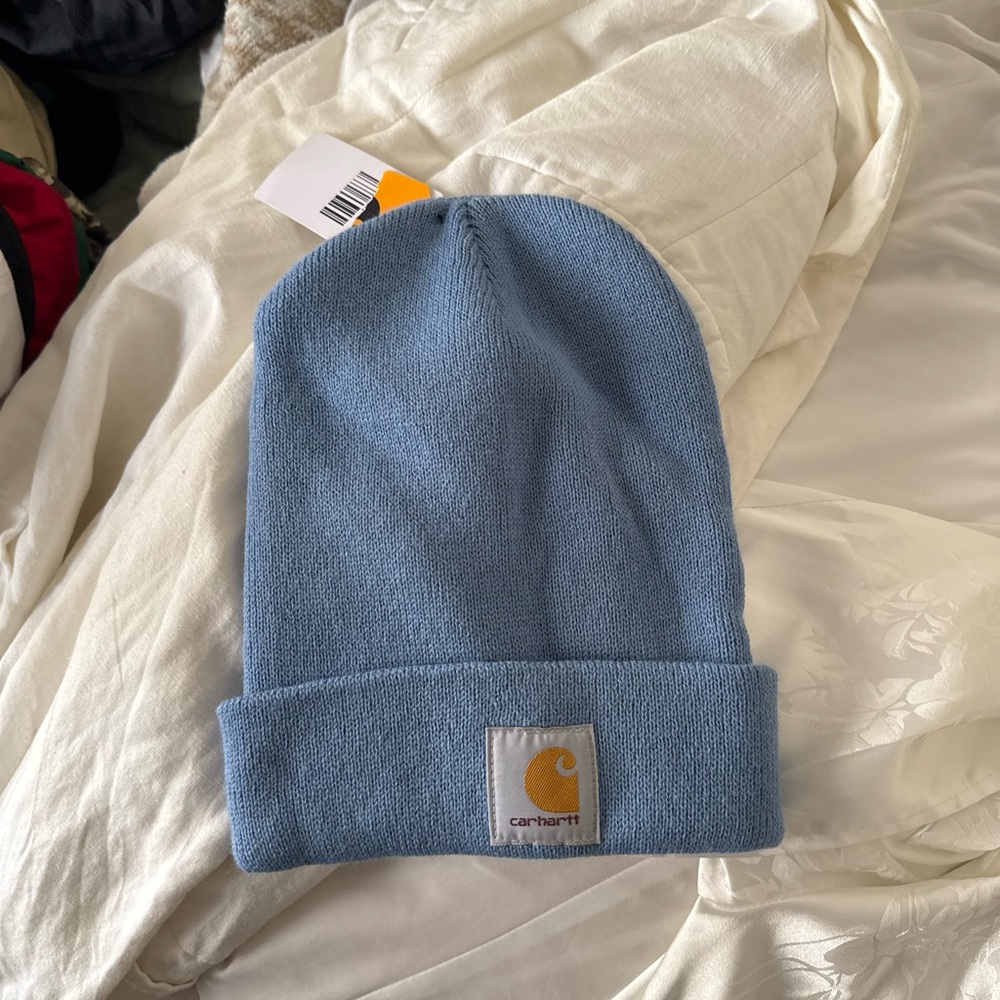 Carhartt Light Blue Knit Beanie